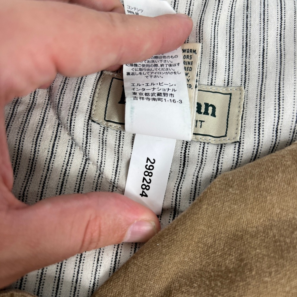 LL Bean Standard Fit Corduroy Pants Mens 44x29 Brown Stretch 502837 - Picture 6 of 8